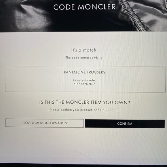 Moncler Grenoble Pantalone Tweed Wool Pants Trousers size 42 / US Small - Picture 3 of 11